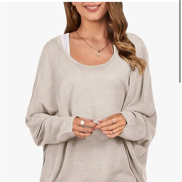 ❗️Zanzea Comfy oversized cream lightweight sweater. MSRP $78! - Picture 2 of 6
